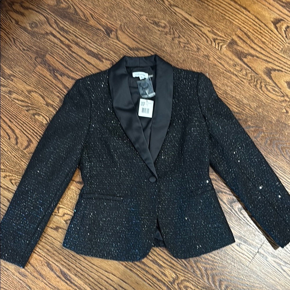 Calvin Klein Black Tailored Blazer for Formal Occasions